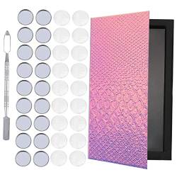 VINTORKY 1 Satz Make-up-Lidschatten-Box schaber spatel Make-up-Palette leerer Lidschatten magnetischer Make-up-Behälter Leeres magnetisches Lidschattenetui Magnetkraft Tablett Magnetscheibe von VINTORKY