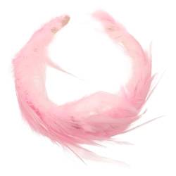 VINTORKY Feder Stirnband Karnevalskopfschmuck Federkopfschmuck Gesichtswaschstirnband Flapper-stirnband 20er-jahre-stirnband Fascinator-stirnband Haarschmuck Mädchen Damen Rosa von VINTORKY