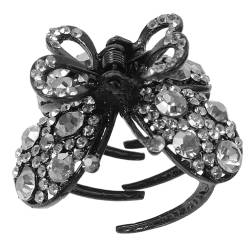 VINTORKY Haarclip Butterfly Claw Clips Für Dickes Haar Krallenclip Aus Strass Haarspangen Schmetterlingskralle Haarschmuck Schmetterlingsklauen-clips Metall Fräulein Haarkralle Dicht von VINTORKY