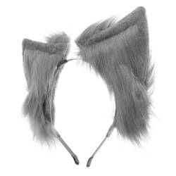 VINTORKY halloween haarschmuck halloween haarreif Katzen-Stirnbänder für Frauen Tier-Stirnband-Ohren Haargummis Haarband Katzenohr-Stirnbänder für Frauen Stirnbänder mit Katzenohren Cosplay von VINTORKY