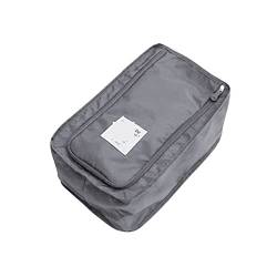 VIPAVA Schuhtaschen Multi Function Portable Travel Storage Bags Toiletry Cosmetic Makeup Pouch Case Organizer Travel Shoes Bags Storage Bag (Color : Grijs) von VIPAVA
