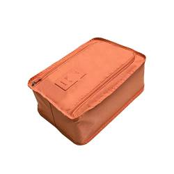 VIPAVA Schuhtaschen Multi Function Portable Travel Storage Bags Toiletry Cosmetic Makeup Pouch Case Organizer Travel Shoes Bags Storage Bag (Color : Orange) von VIPAVA