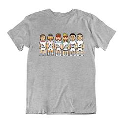 VIPwees Mens or Womens Tennis Legends Original Sporting Caricature T-Shirt, Made from Organic Cotton von VIPwees