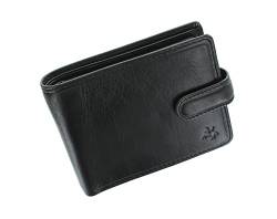 VISCONTI Tuscany Kollektion FILIPO Brieftasche Leder mit RFID-Schutz TSC48 Schwarz von VISCONTI