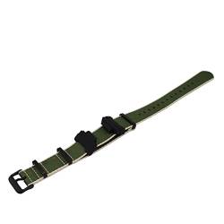 VISIYUBL GD-110/100/120 GA-100/110/400 DW-5600 GW-6900 Nylon fit for NATO Watchband Black Schnalle Armband Bandgurt mit Adaptern, die for Casio geeignet sind (Color : B6) von VISIYUBL