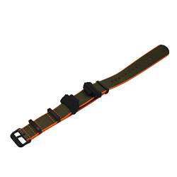 VISIYUBL GD-110/100/120 GA-100/110/400 DW-5600 GW-6900 Nylon fit for NATO Watchband Black Schnalle Armband Bandgurt mit Adaptern, die for Casio geeignet sind (Color : B8) von VISIYUBL