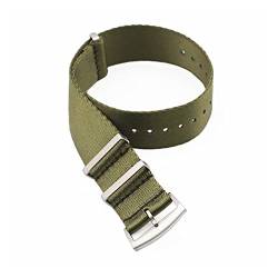 VISIYUBL Nylon-Armband. Nato. Gurt 20mm 22mm Generisches Uhrenbandsitz Gürtel Gürtel Ersatzuhr Zubehör for Männer (Color : Army Green, Size : 20mm) von VISIYUBL