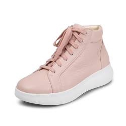 VITAFORM Bequeme Damen Schuhe - Sneaker Damen Leder - Damen Sneaker aus italienischem beige/Taupe 40 von VITAFORM