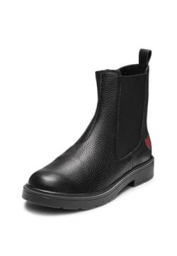 VITAFORM Chelsea Boots Damen Gefüttert - Feinstes Hirschleder aus Italien - Praktisch mit Reißverschluss - Perfekte Damen Schuhe Herbst schwarz 38 von VITAFORM