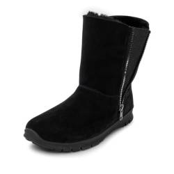 VITAFORM Winterstiefel Damen gefüttert - Gefütterte Stiefel für Damen - Rutschhemmend, Leicht und besonders Warm schwarz 38 von VITAFORM