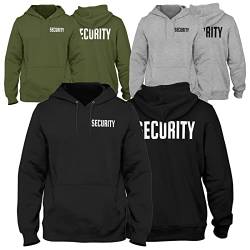 VIVA WERBUNG Security Hoodie Kapuzenpullover Sicherheitsdienst Türsteher Ausrüstung S-6XL von VIVA WERBUNG