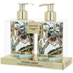 VIVIAN GRAY 1072 Handpflegeset Wild Flowers Luxury, Vanilla & Patchouli, mehrfarbig (500 ml) von VIVIAN GRAY