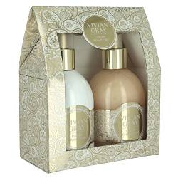 VIVIAN GRAY 5003 Handpflegeset Romance, Vanilla & Patchouli, gold (500 ml) von VIVIAN GRAY