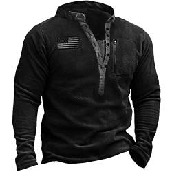 VIVICOLOR Tactical Combat Fleece Pullover Jacke Herren Military Athletic Sport Jumper Tops Army Winddichte Pullover, XXL von VIVICOLOR