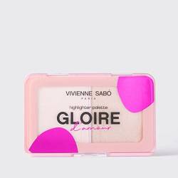 Highlighter Palette Gloire d'Amour, Tour Eiffel Soft Rose 01 von VIVIENNE SABO