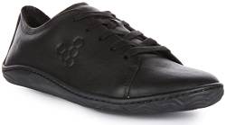 VIVOBAREFOOT Herren Addis Leder Triple Black Trainer 44 EU von VIVOBAREFOOT