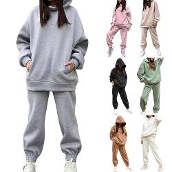 Amazon Warehouse Deal Trainingsanzug Sets Damen Casual Langarm Frauen Hoodies Und Hosen Herbst Winter 2 Stück Anzug Set Mit Kapuze Pullover Und Jogger Casual Hoodies Hosen Set Sweatshirt Mit Kapuze von VJGOAL