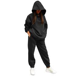 Warehouse Deal Trainingsanzug Sets Damen Casual Langarm Frauen Hoodies Und Hosen Herbst Winter 2 Stück Anzug Set Mit Kapuze Pullover Und Jogger Casual Hoodies Hosen Set Pullover Sweatshirt Mit Kapuze von VJGOAL