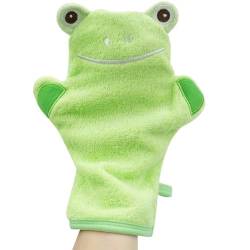 Baby Bade Handschuhe, Niedliches Baby Waschlappen, Baby Cartoon Badehandschuhe, Baumwolle Handtuch Sanftes Peeling, für Baby und Kinder von VJUYSW