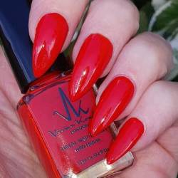 Vivien Kondor Henna Halal Permeable Nagellack (HA17 Ruby Red) von VK Vivien Kondor London