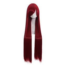 AniSteins Gate Makise Kurisu Long Straight Wig Cosplay CostuHeat Resistant Synthetic Hair Women Wigs 2 von VLEAP