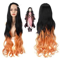 Tomioka Giyuu Black Ponytail Wig Cosplay CostuMen Women Heat Resistant Synthetic Hair Wigs HA0821 von VLEAP