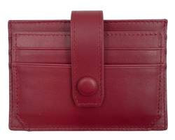 VLYRN Damen Bifold Slim Wallet mit RFID-Blockierung, Burgunder, 3.5" (H) x 4.3" (W) x 0.8" (D), Bifold von VLYRN