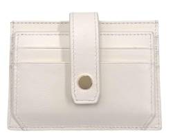 VLYRN Klassische Damen Bifold Slim Wallet mit RFID-Blockierung, Cremeweiß, 3.5" (H) x 4.3" (W) x 0.8" (D), Bifold von VLYRN