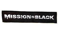 VM Mission IN Black - Logo - Aufnäher/Patch - ca. 11,5 x 2,5 cm von VM