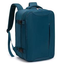 VMIKIV Handgepäck Rucksack 40x20x25 für Ryanair Rucksack Damen Herren Wasserdicht Rucksack für Laptop 14 Zoll Reiserucksack Tasche für Flugzeug von VMIKIV