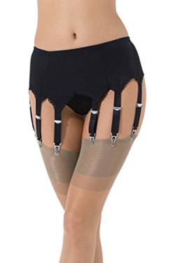 VN 8 Strap Luxus Strapsgürtel Suspender Belt Strapsgürtel Super sexy 8 Straps mit Metallclips (XXL) von VN