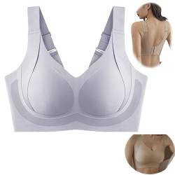 VNDUIFH Daily Comfort Wireless Shaper-BH, Haltungskorrektur-BHS für Frauen, Nahtloser Push-up-Stütz-BH (B,4XL) von VNDUIFH