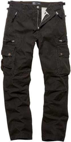 Vintage Industries Cargohose Rico Pants Black-L von VNTG / INDUSTRIES