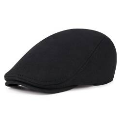 VOBOOM Herren Baumwoll Flat Ivy Gatsby Newsboy Driving Hat Cap Kappe von VOBOOM