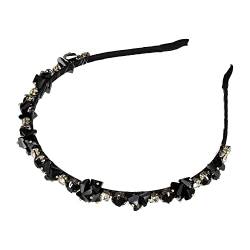 VOCOSTE Bling Strass Stirnband Nicht Spezifizierte Formen Strass Stirnband Schwarz von VOCOSTE