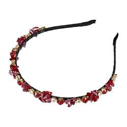 VOCOSTE Bling Strass Stirnband Nicht Spezifizierte Formen Strass Stirnband rot von VOCOSTE