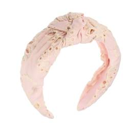 VOCOSTE Blumiges gemustertes Knoten-Haarband für Frauen und Maedchen, Pink, 12,5 cm x 5 cm von VOCOSTE