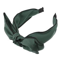 VOCOSTE Doppellagige Schleifenknoten Stirnband Haarband für Damen Grün 2,6" von VOCOSTE