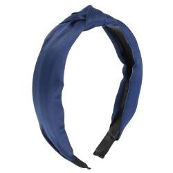 VOCOSTE Satin Knoten Stirnband Haarband für Damen Marineblau 1.2 Zoll Breit von VOCOSTE