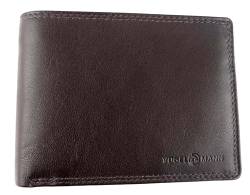 VOGELMANN Herren Leder Geldbörse von Echt Rindleder, RFID -Schutz, mit Geschenk Box, Leder Portemonnaie, Mens Leather Wallet von VOGELMANN