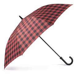 Langschirm Golf XXL Chess-Kollektion VOGUE, elegant und exklusiv. Regenschirm UV-Sonnenschutz. Winddichtes System (Wind Proof). Automatisches Öffnen. (Rot Chess) von VOGUE