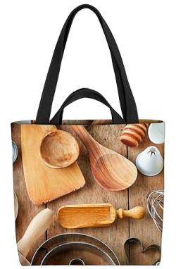 VOID Küchenutensilien Backen Küche Tasche 33x33x14cm,15l Einkaufs-Beutel Shopper Einkaufs-Tasche Bag von VOID