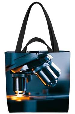 VOID Mikroskop Chemie Biologie Tasche 33x33x14cm,15l Einkaufs-Beutel Shopper Einkaufs-Tasche Bag von VOID