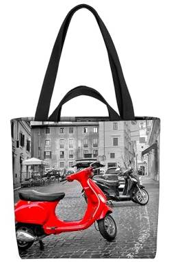 VOID Roller Rom Bike Italien Reise Tasche 33x33x14cm,15l Einkaufs-Beutel Shopper Einkaufs-Tasche Bag von VOID