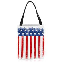 VOID Stars and Stripes Tasche Einkaufs-Beutel Polyester Shopper Einkaufs-Tasche Bag Banner Flagge Amerika, Polyestertasche Größe:Large von VOID