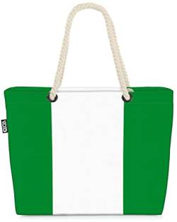 VOID XXL Strandtasche Nigeria Nigerianer Shopper Tasche 58x38x16cm 23L Beach Bag Nigeria Nigerian von VOID