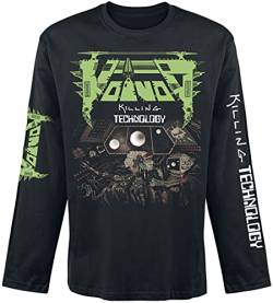 Voivod Killing Technology Männer Langarmshirt schwarz XL 100% Baumwolle Band-Merch, Bands von VOIVOD