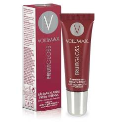 VOLUMAX Fruitgloss | hoch pigmentierter und dauerhafter Lipgloss | Maximale Feuchtigkeit, Glanz, Komfort und Volumen | Intensive Erdbeere | 7.5 ml von VOLUMAX