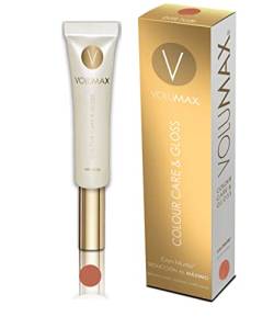 Volumax Color Care & Gloss | Total care of lips | Voluminous lips, hydrated, bright and with a touch of color | Voluminizing lip color .- 5 ml., Pure Nude von VOLUMAX