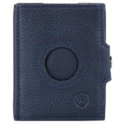 VON HEESEN Slim Wallet mit Airtag-Fach Blau von VON HEESEN